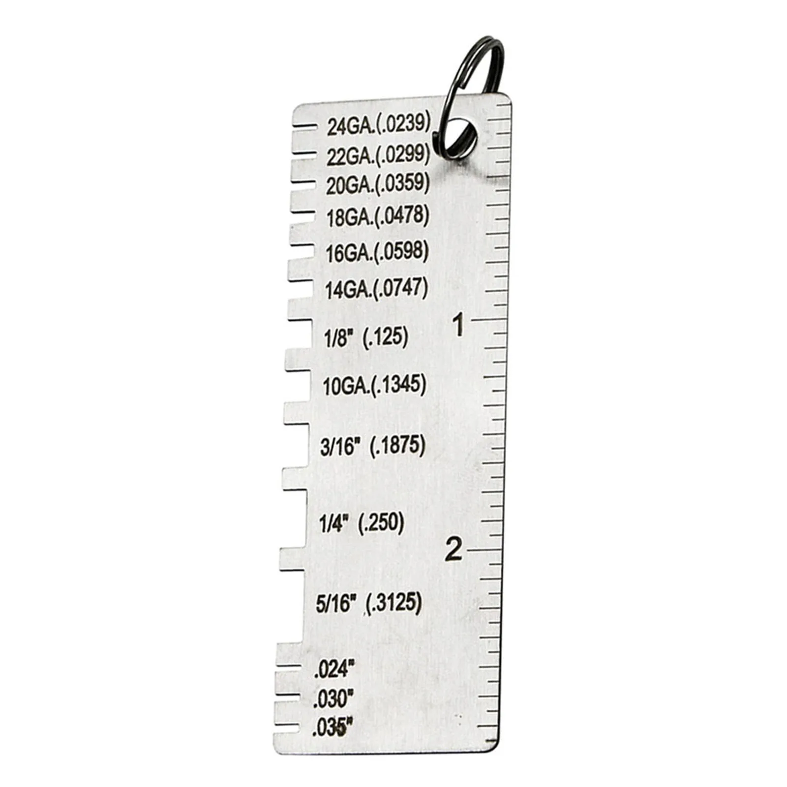 

Tools Thickness Gauge Home Single Sided Stainless Steel Wear Resistant Welding Material Metal Portable Engraving