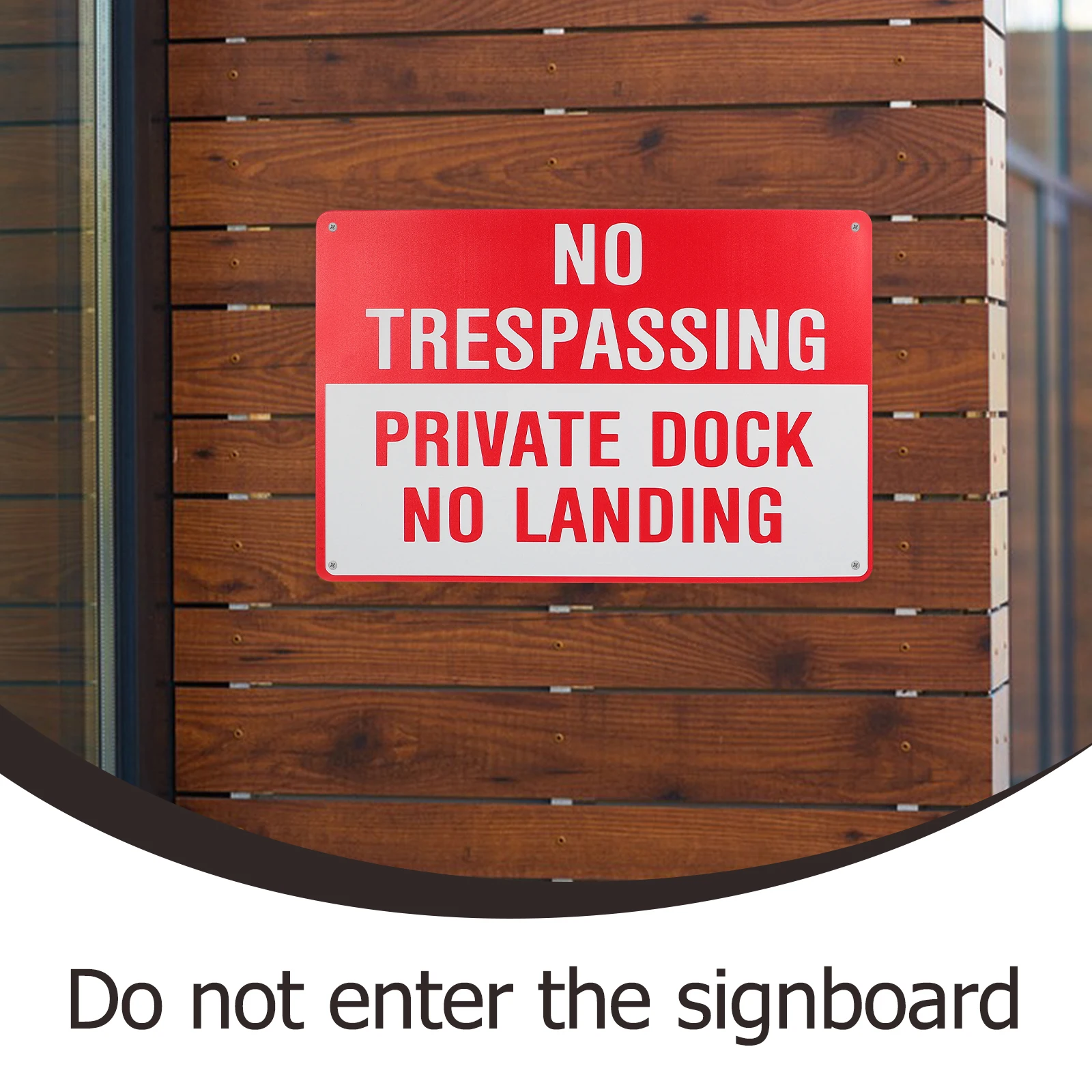 

Warning Sign Tags Room No Entrance Wall Hanging Metal Signs Iron Do Not Stop Enter Caution Door