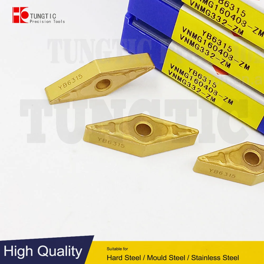 

TUNGTIC VNMG160408-ZM VNMG160408-TC VNMG 160408-ZM Turning Inserts Carbide Cutter For Cast Iron