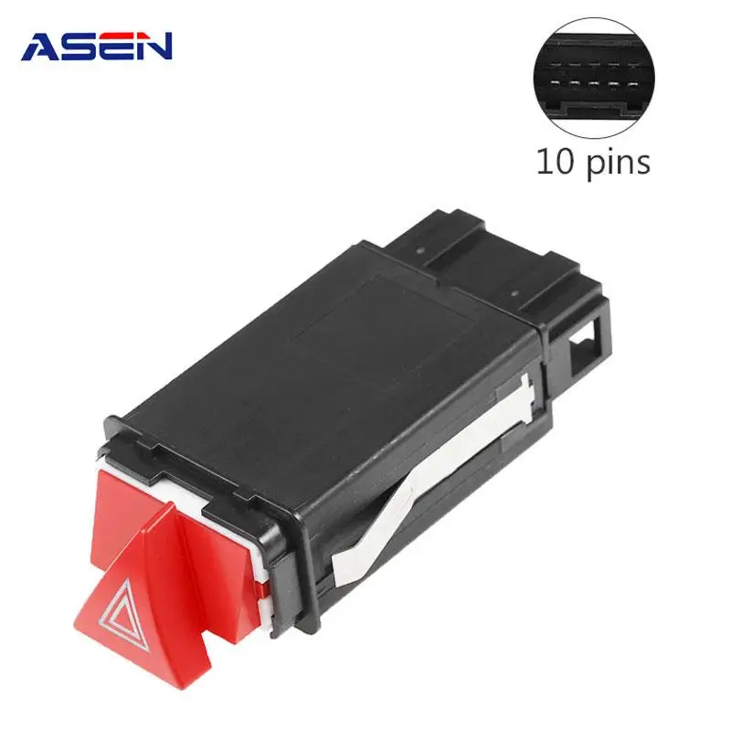 

Emergency Hazard Warning Light Flasher Switch Turn Signal Relay Control Switch for Audi A6 4B0941509D 4B0941509K 4B0941509C