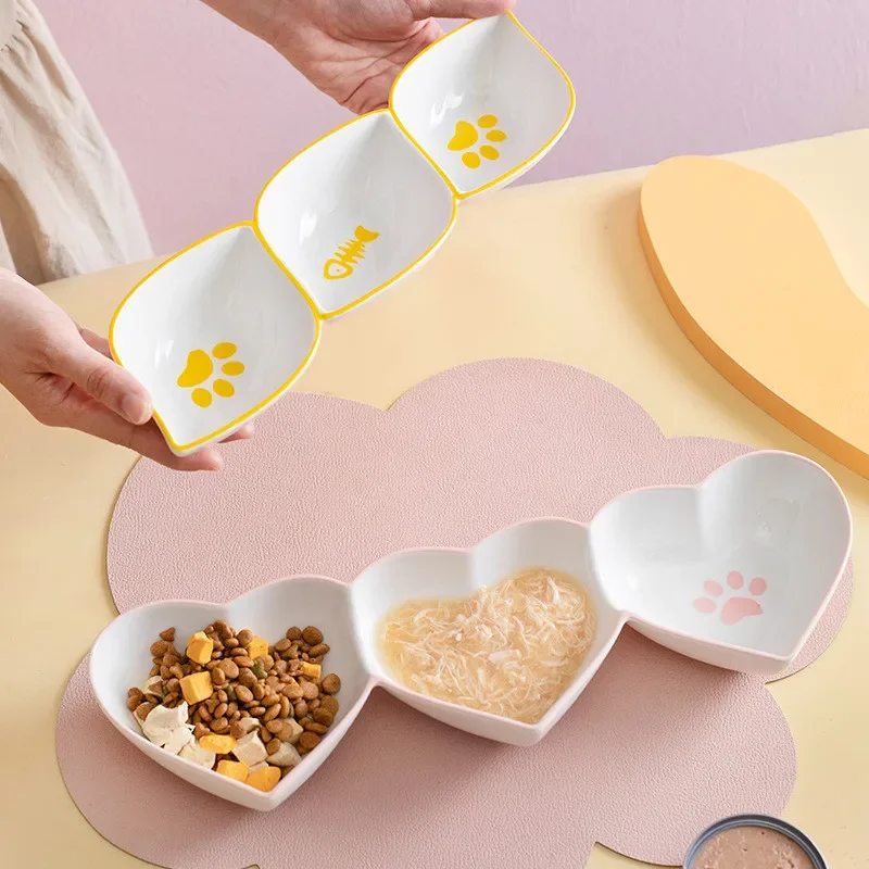 

Creative Cute Cat Bowl Small Dish Shape Mini Bowl Ceramics Cartoon Dish Creative Snack Plate Chinchilla Squirrel Hedgehog Bowl