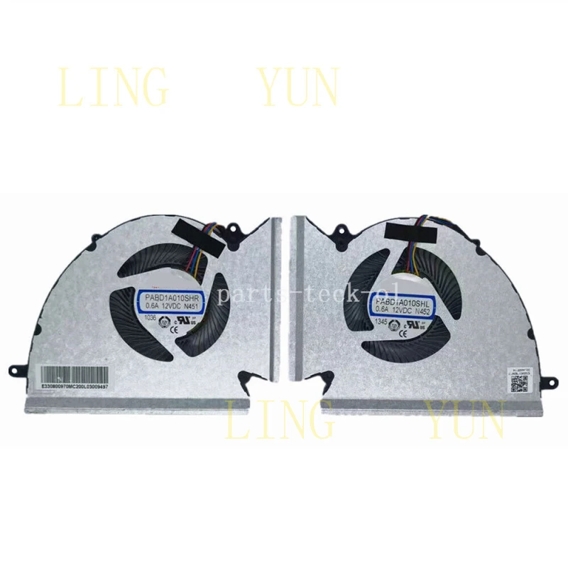 Z  NEW CPU GPU cooling Fan for MSI GP76 Leopard GE76 WE76 MS-17K3 17K2 17K1 US