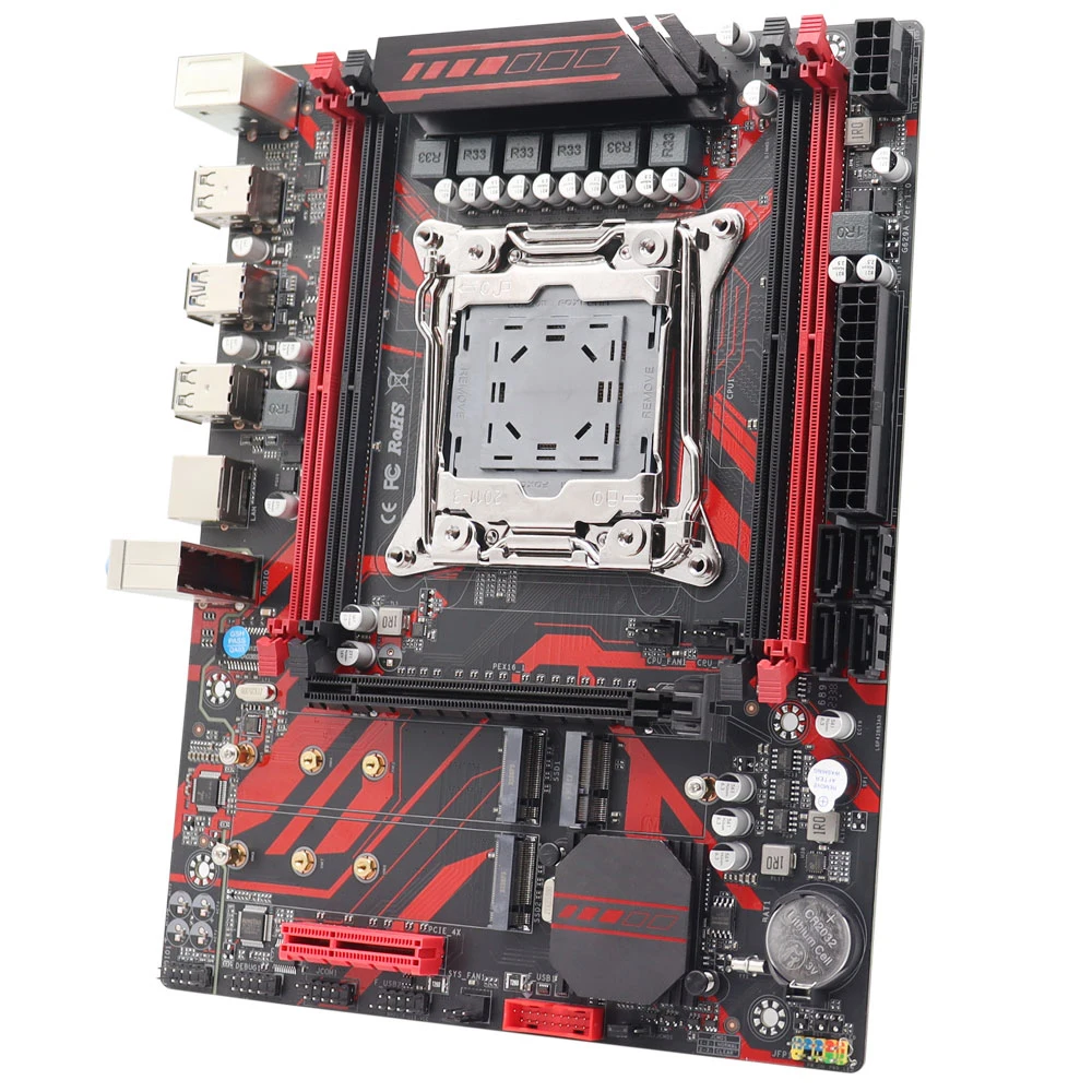 X99 Intel Motherboard  LGA2011-3 USB3.0 NVME M.2 SSD Support DDR4 REG ECC Memory and Xeon E5 V3 V4 Processor