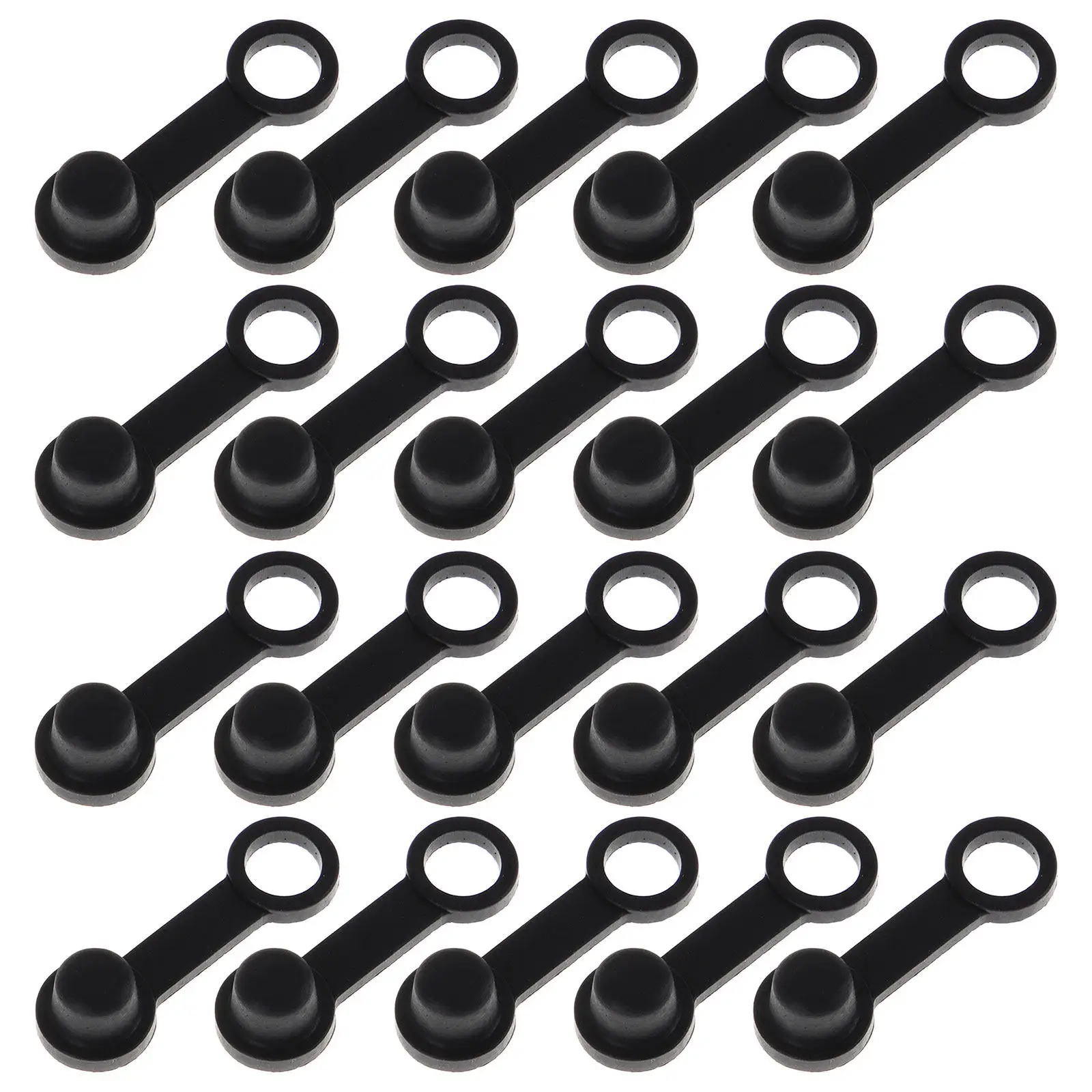 

20pcs Brake Bleeder Screw Caps Rubber Universal Motorcycle Cars Grease Fitting Cap Durable Reliable Easy Installation