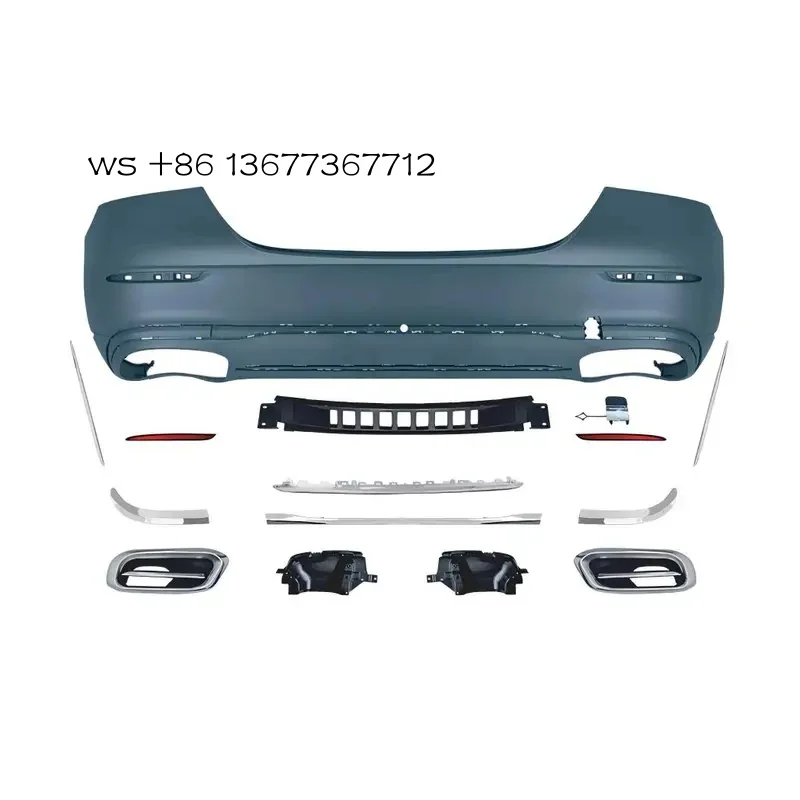 

Body Kit Bumper Assy With Grille Hood Fender For E-class W213 Upgradation To 21-23 Style