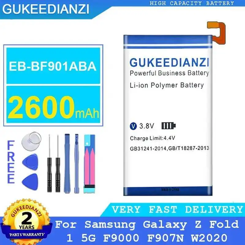 

Аккумулятор мобильного телефона EB-BF901ABA 2600 мАч для Samsung Galaxy Z Fold 1 5G F9000 F907N W2020