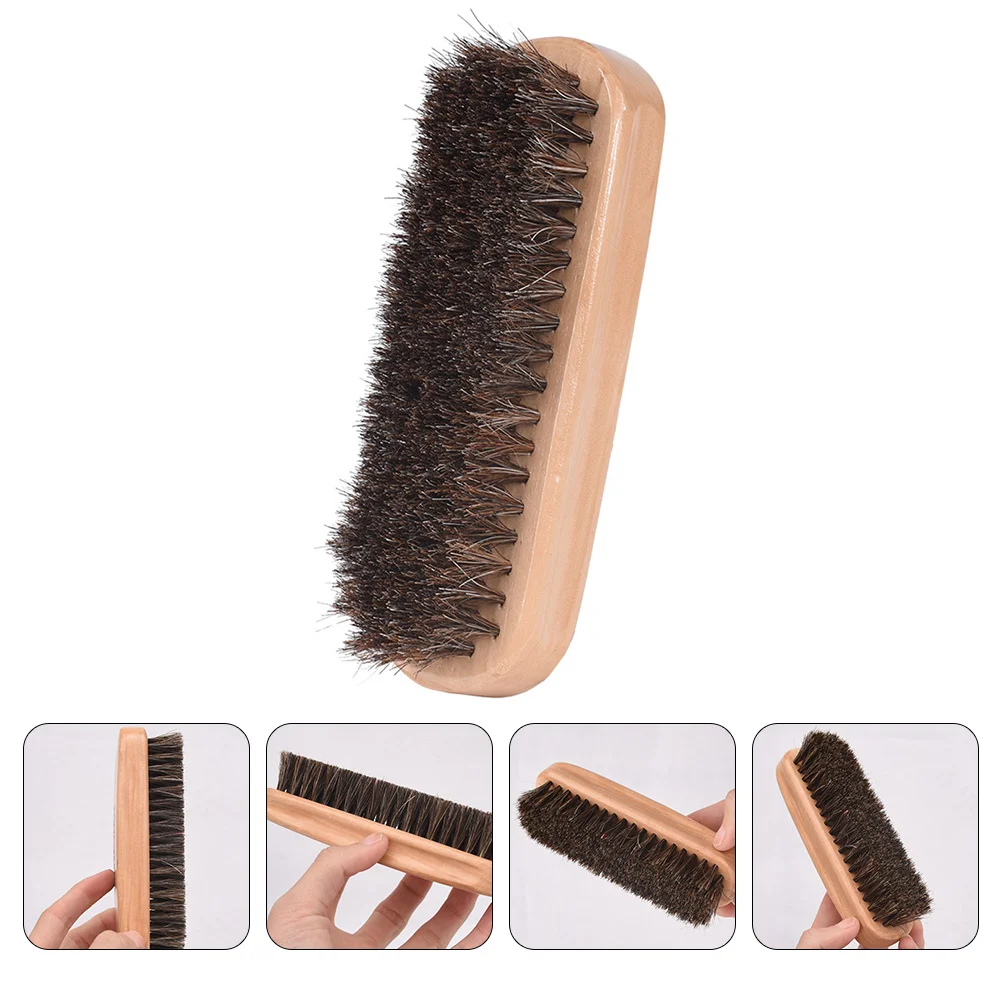 

Care Clean Daubers Applicators Shoe Brush Cleaner Shoes Polishing Tool Horsehair