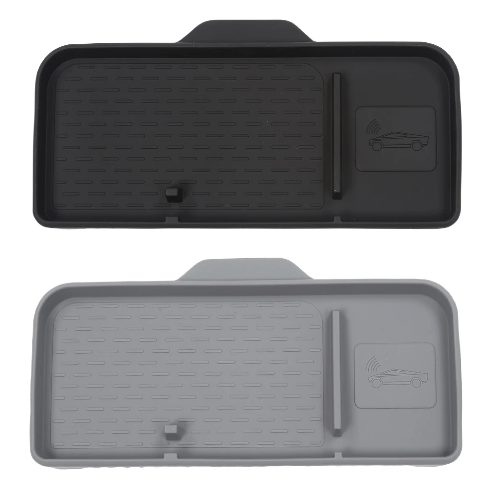 

Auto Storage Panel Center Console Bracket Storage Case Glasses Key Tray Antislip Car Dashboard Organizer Box for Tesla Model 3/Y