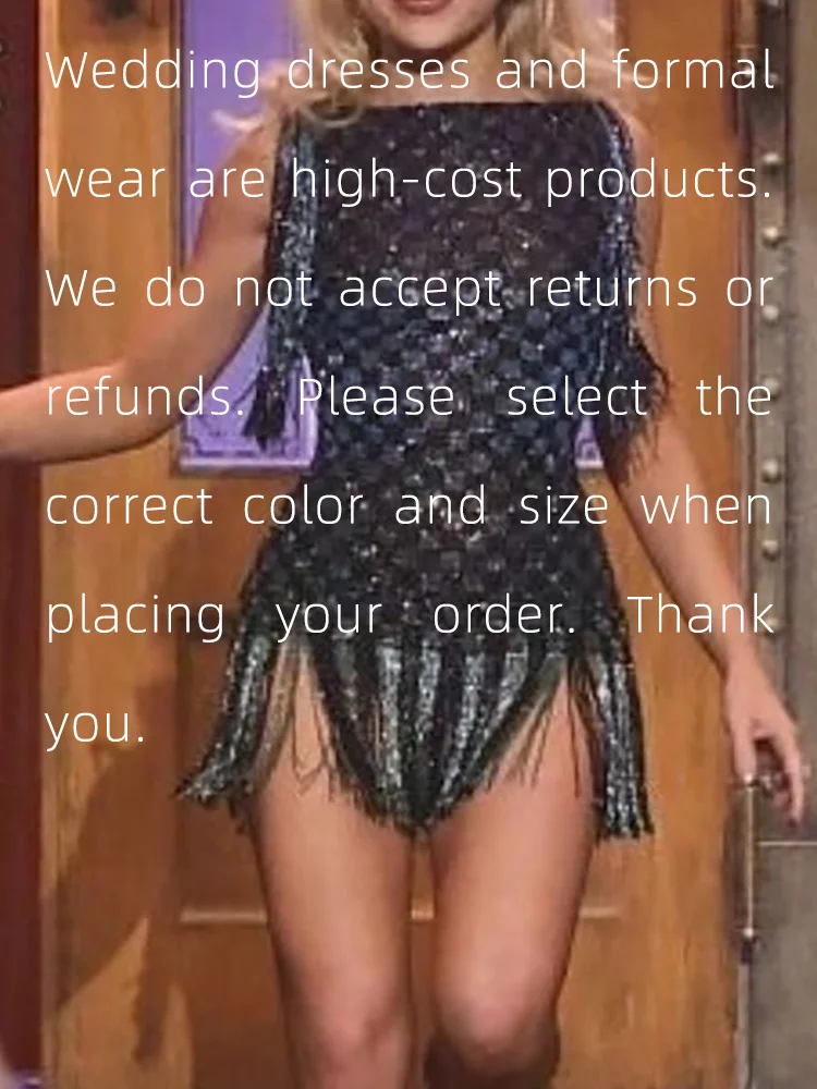 مثير مطرزة الديكور أكمام شرابة البسيطة فستان السهرة الرسمية فساتين المشاهير حسب الطلب