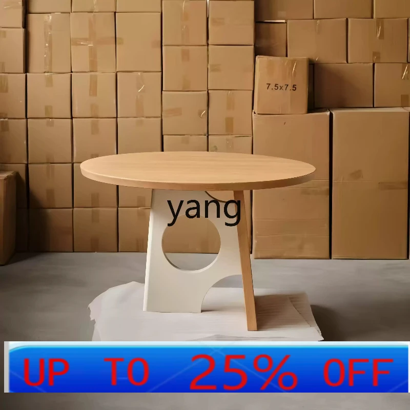 

Обеденный стол из массива дерева в современном стиле, кремовый, в стиле лёгкой роскоши, для дома