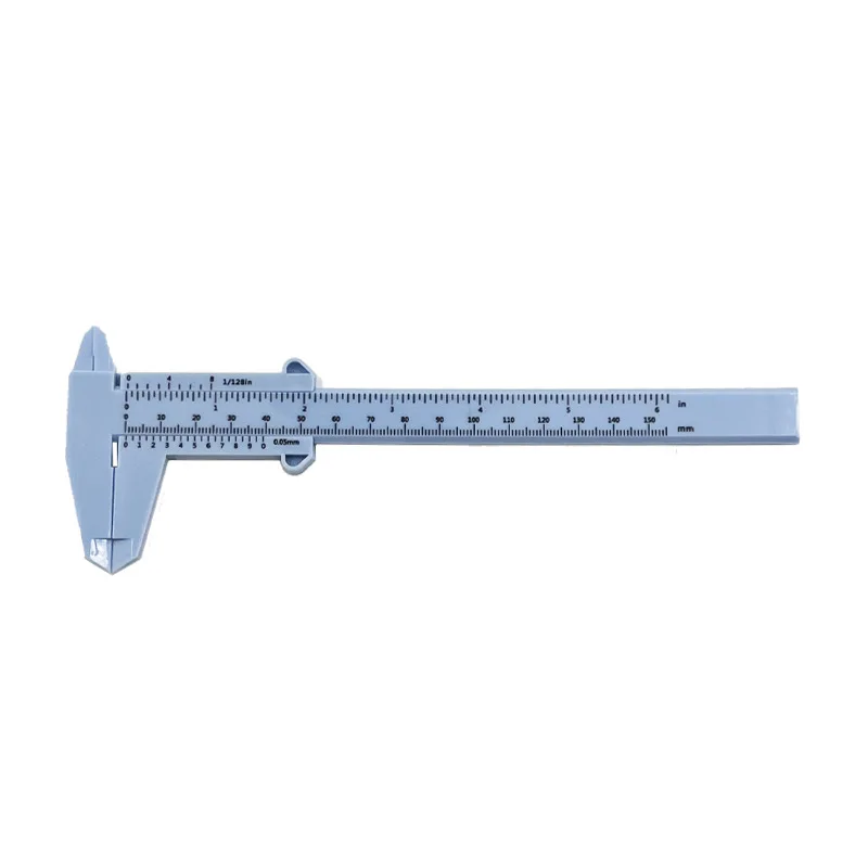 0–150/0–80 mm Kunststoff-Messschieber, Mini-Doppelskala, Lineale, Messlineal, Innentiefe, Durchmesser – Detail 8