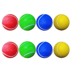 8Pcs Solid Tennis Balls Durable PU Tennis Balls For Playing training tennis balls Multiuse Tennis Balls Racquet Sports supplies
