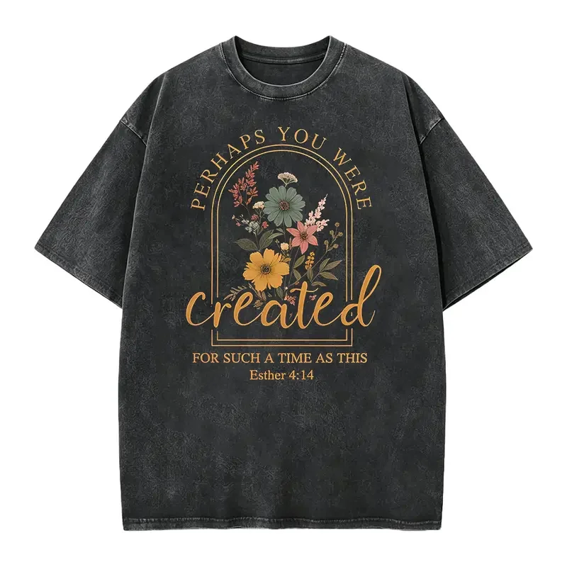 Vintage Christian Shirt, Perhaps You Were Created, Jesus Shirt,Faith Shirt,Bible Verse Shirt,Religious Shirt,Faith Tee,Women Christian Gifts