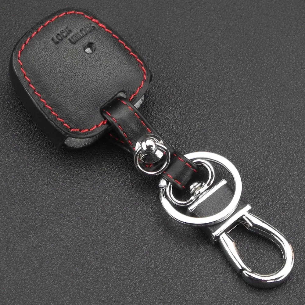 jingyuqin 1 Side Button Fob Remote Key Shell Leather Case Cover For TOYOTA Carina Estima Harrier Previa Corolla Celica