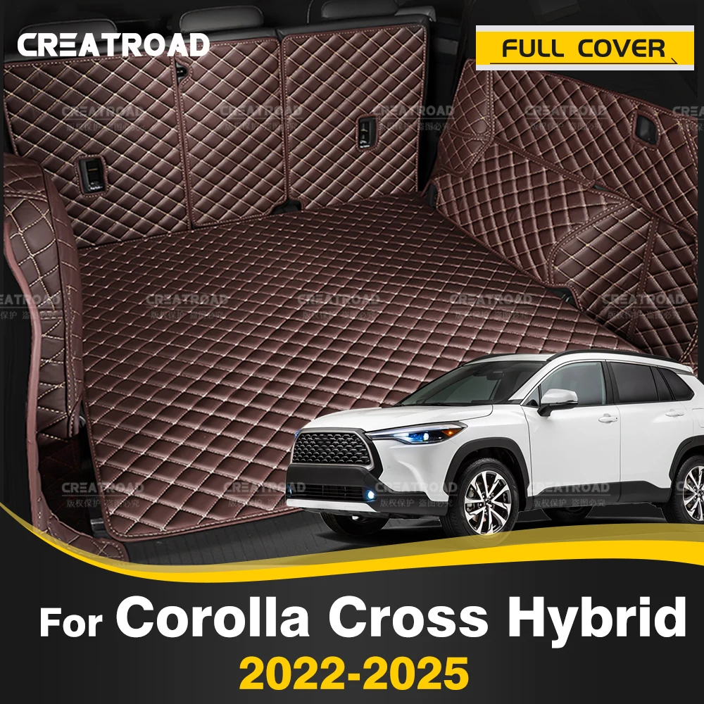 

CREATROAD For Toyota Corolla Cross Hybrid 2022-2024 2023 Auto Full Coverage Trunk Mat Car Boot Interior Protector Accessories