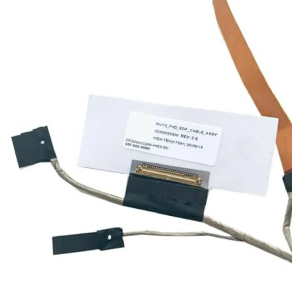 كابل الشاشة، أجزاء الكمبيوتر المحمول باللون الأسود، بديل، مكونات الكمبيوتر، لليوجا 710 710-15 710-14Isk 710-14IKB