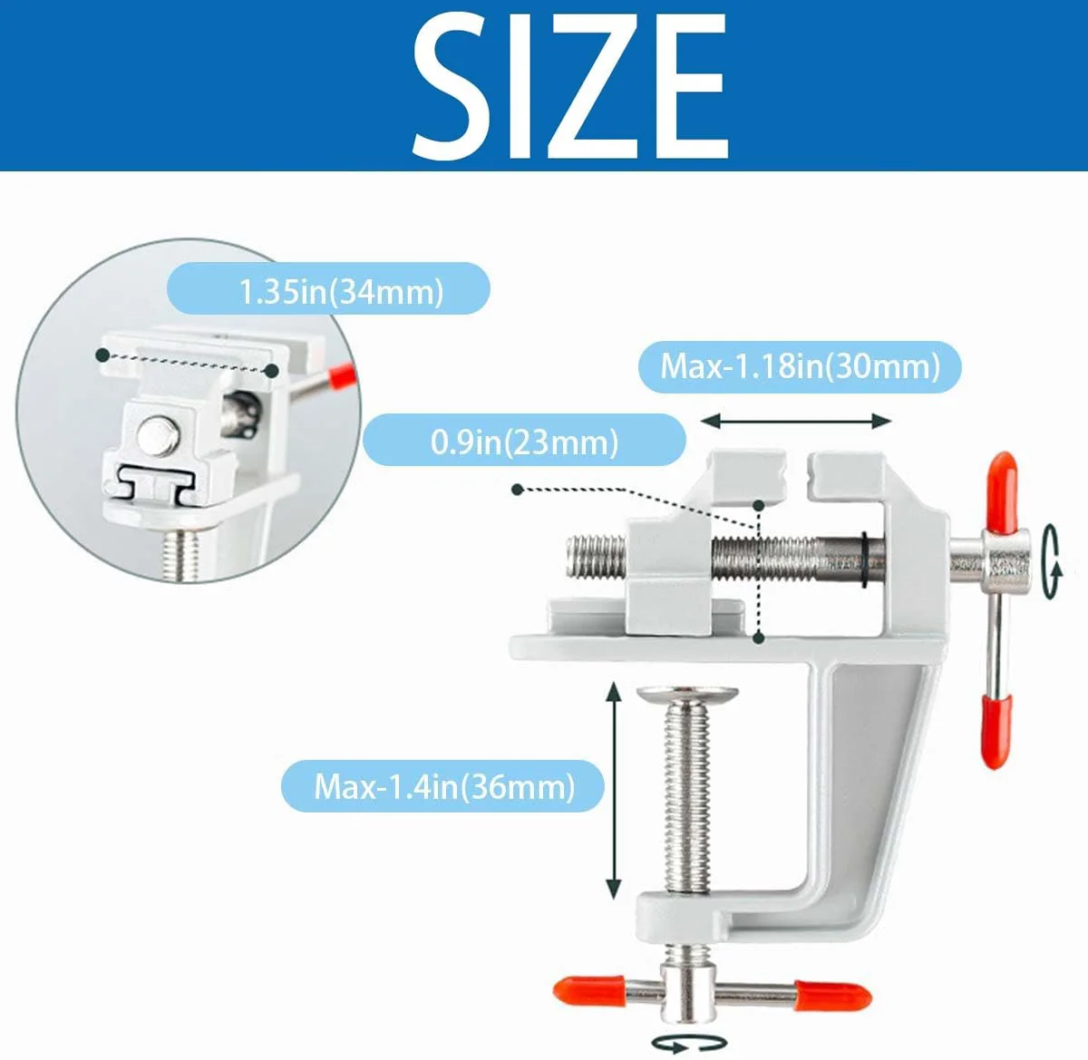 منجلة صغيرة سبائك الألومنيوم الجدول مقاعد البدلاء المشبك ملزمة قابل للتعديل الجدول المشبك DIY بها بنفسك مشاريع نحت تركيبات ثابتة شقة ذو طيات
