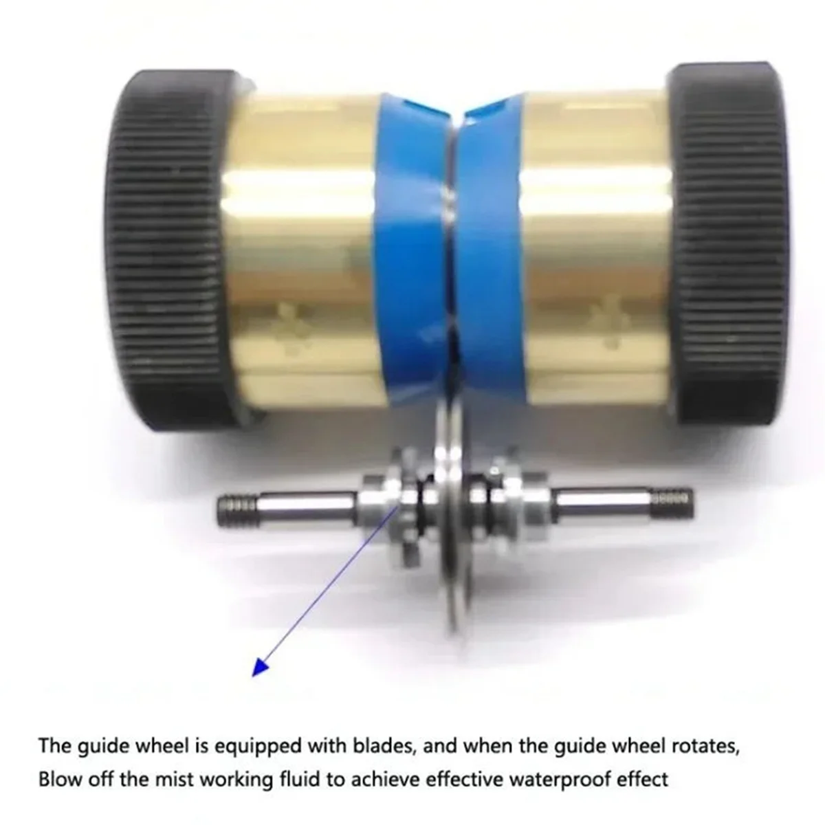 

AA25 1PC Wire Cut Waterproof Pulley Roller Complete Guide Wheel Assembly OD42xLength 60mm for Wire Cutting Machine