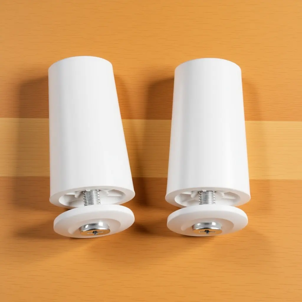 2Pcs Roller Shutter Stopper Set Aluminium Plastic Blind Stoppers Smooth Surface Safety Window Blind Stopper Replacement Parts