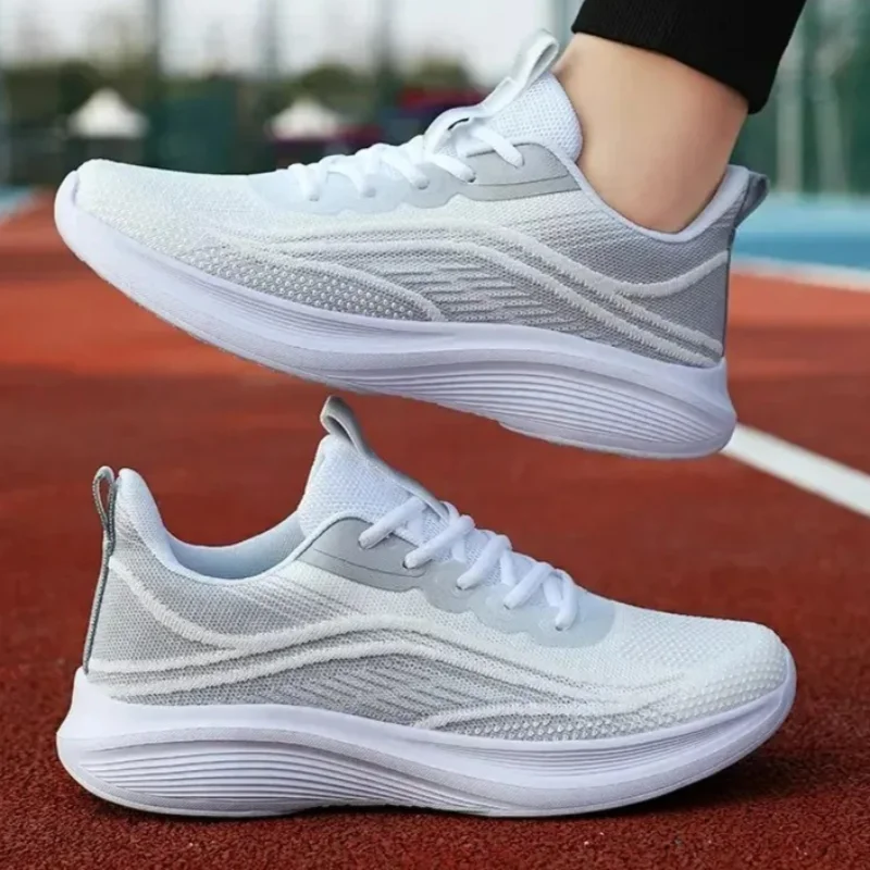 

Summer Women Sneakers Couple Casual Running Fashion Anti Slip Hiking Mesh Breathability Athletic Shoe Tennis Men