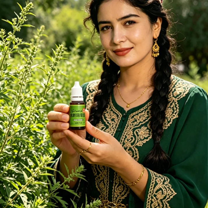 Traditional products Usma Grass Juice 10ml/bottle Thickening Increased For Eyelash/Brow Men And Women