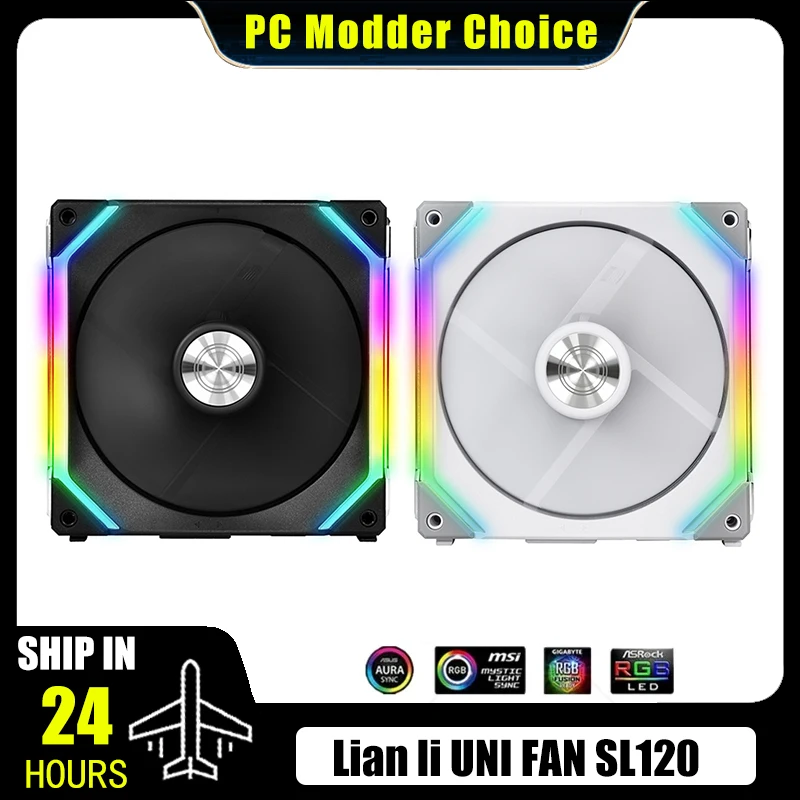 

LIANLI UNI FAN SL120 V1 Fan Cable Free Wireless Assemble Module Cable L-Connect Software Control Designated Cable Modules,1Pce