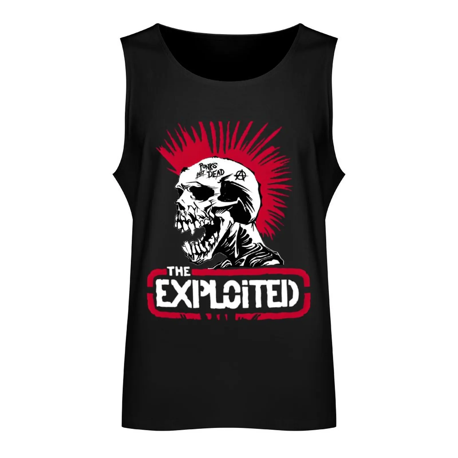 The Exploited - The Exploited Punks Not Dead Tank Top vests for men gym clothes men anime t-shirts man sexy?costume