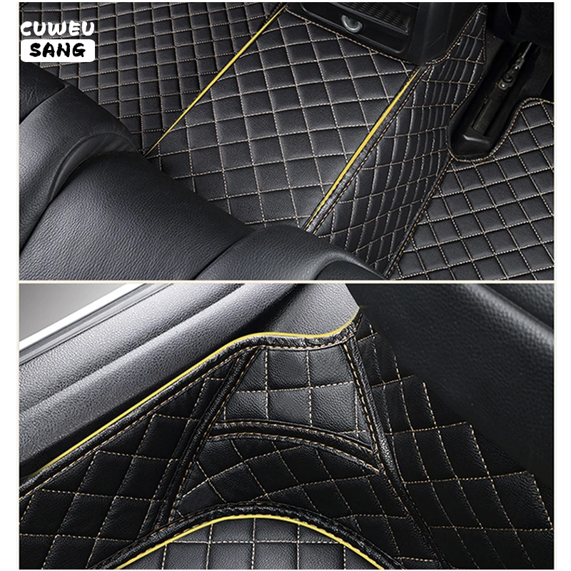 CUWEUSANG-دواسات مخصصة لأرضية السيارة لهيونداي ماتركس lvita-، سجاد السيارات ، ملحقات Coche القدم