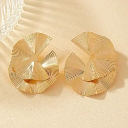 Trendy Distorted Design Exaggerated Earrings For Women Party Gift Holiday Fashion Jewelry Ear Accessories BE024