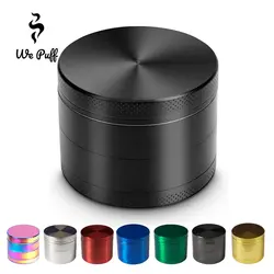 WE PUFF-Cute Zinc Alloy Tobacco Grinder, Herb Crusher, Herb Crusher, Acessórios para fumar, 4 Camadas, 40mm, 50mm, 63mm