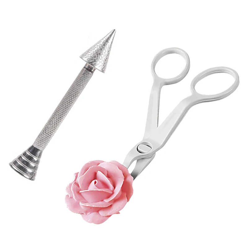 Dessert Kitchen Accessories Needle Cone Holder Cake Tools Cake Baking Decor Stick 2pcs