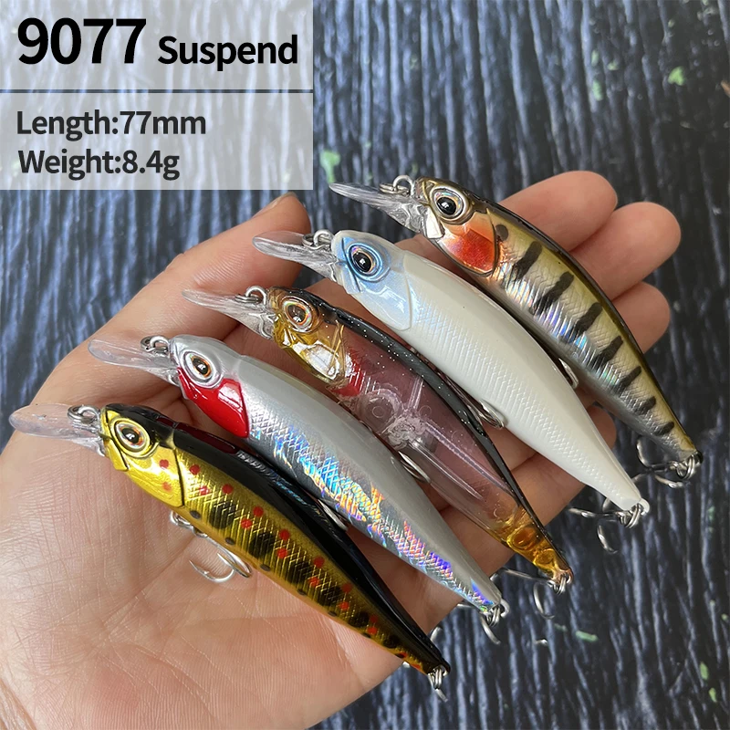 Jerkbait 77SP suspendido para Lucio – Señuelo oscilante Swimbait - imagen 5