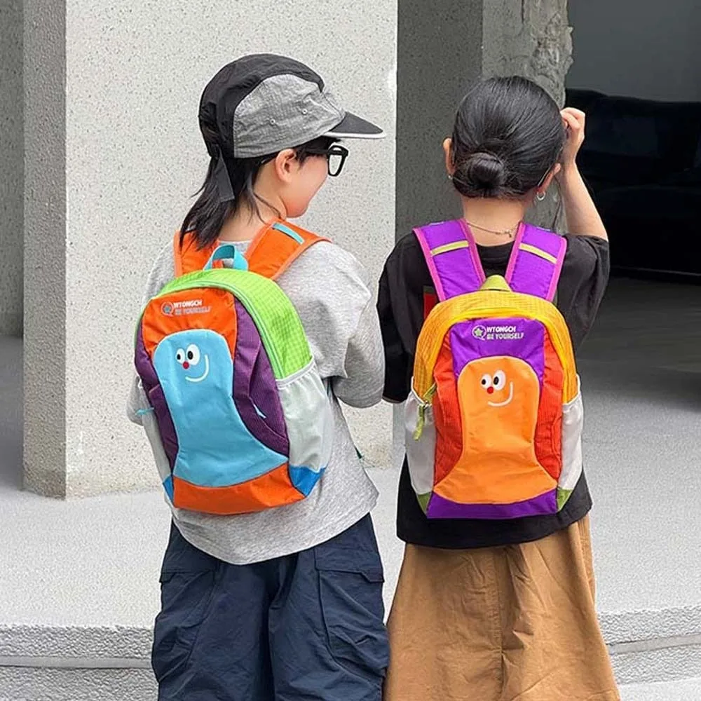 Oxford Cloth Kids Backpack Ergonomic Lightweight Kindergarten Book Bag Breathable Durable Primary School Bag Women / Men