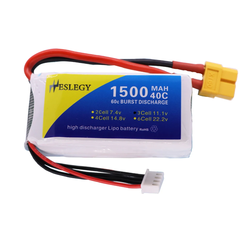 11.1V 1500mAh Rechargeable LiPo Batter T/XT60/JST Plug for Rc Cars Helicopter Airplane parts 11.1 v Lipo Battery For WLtoys V950