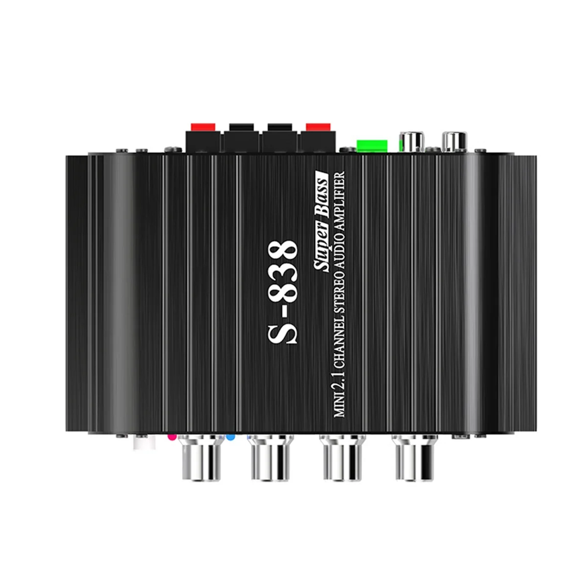 A51I Auto-Partner S-838 Amplificatore di potenza audio 2.1CH, amplificatore audio digitale stereo RMS 30WX2+40WX1 Classe D con uscita subwoofer