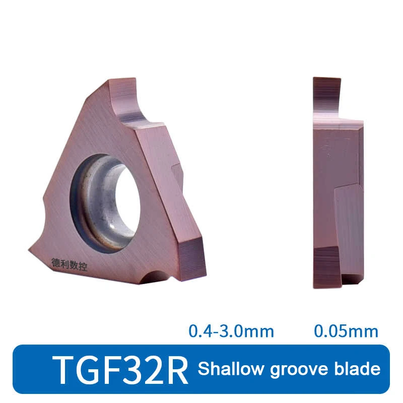 

CNC vertical Installation Shallow Groove Blade TGF32R050/075/100 Vertical Installation Card Spring Groove Blade Shallow