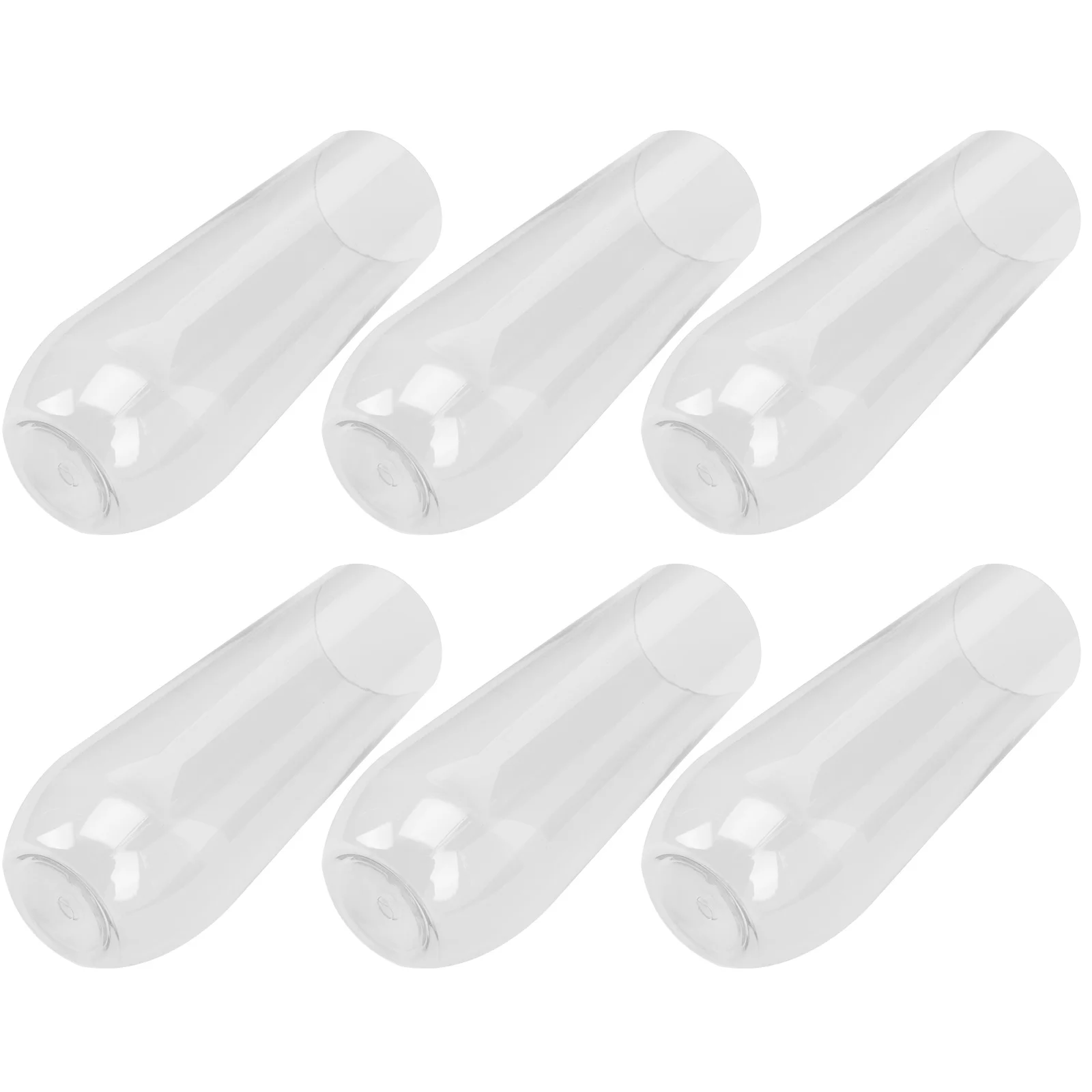 6 uds vino irrompible de plástico transparente para fiesta, boda, uso doméstico, taza de vino espumoso, contenedor de bebidas, taza de leche, helado