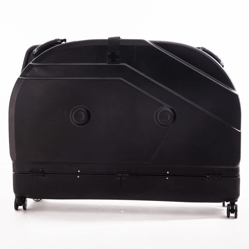 Hard shell bicycle loading case Road mountain bike professional suitcase Transport case 4 directional wheels with brakes