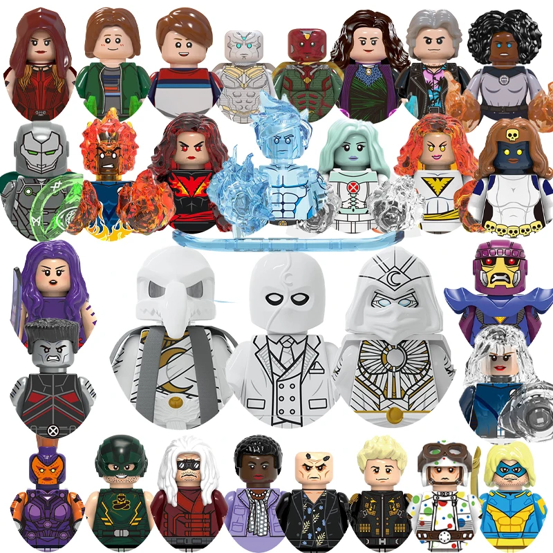 WM5155-WM2162 WM2187-WM2194 G0041-G0048 Mini Action  XP495 Figures For Bricks Toy Gifts For Building Blocks Minifigures