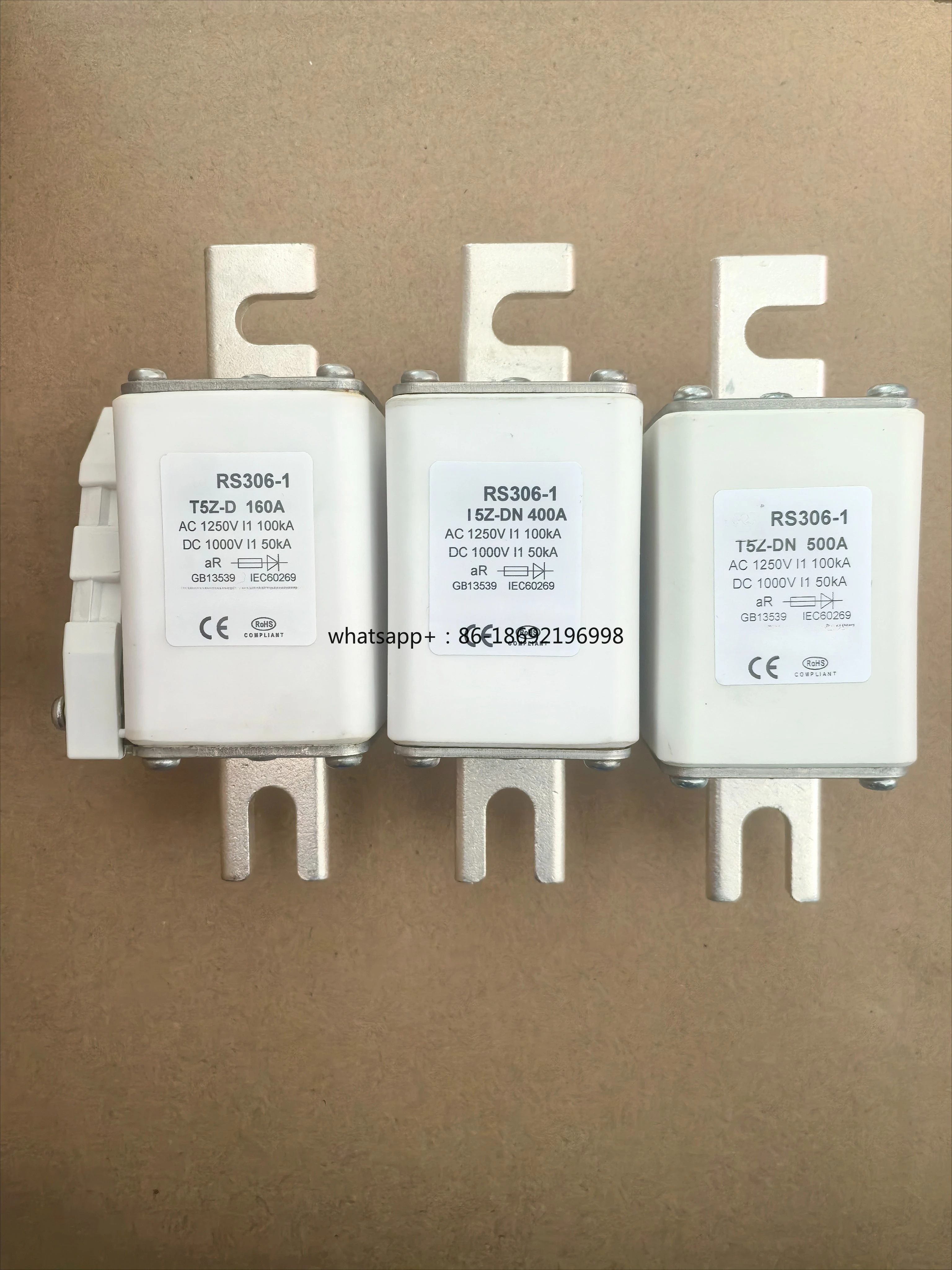 New Energy Insurance Tube RS306-1-T5Z-DN 1000VDC160A-250A-400A-500A