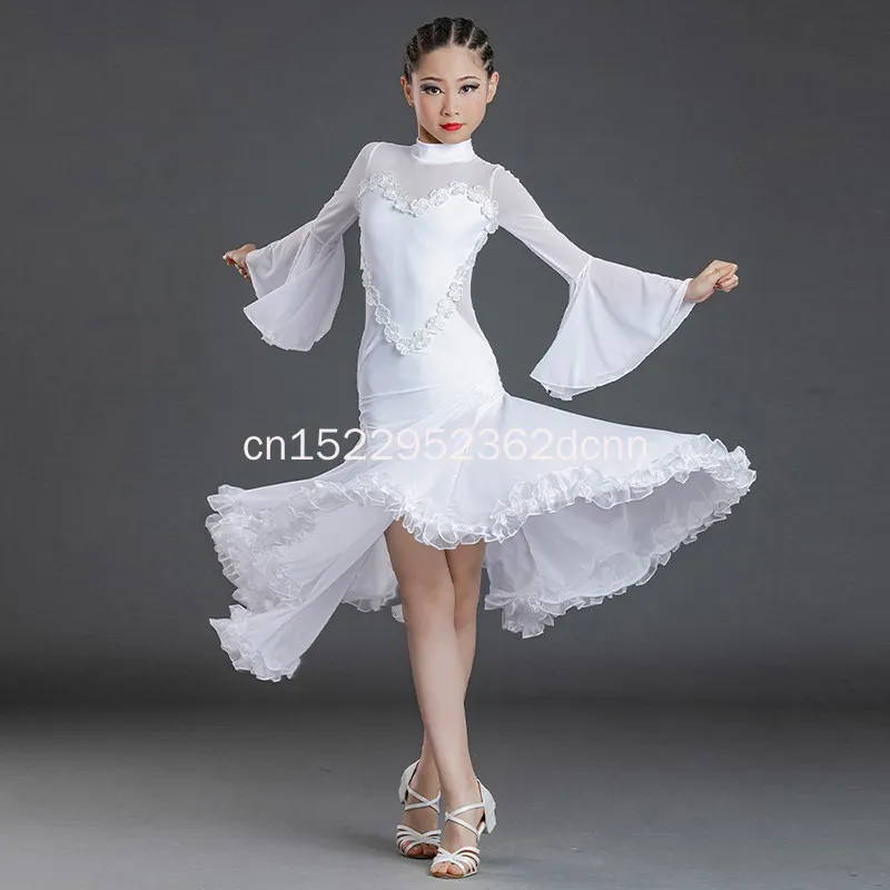 

Modern Dance Skirt Performance Children's Adult Competition Skirt High-end New Sagging Performance Clothes Waltz Pendulum Dress