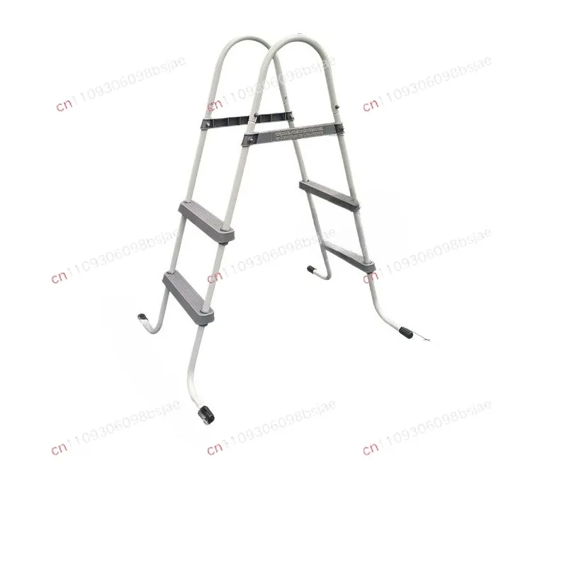 Pool Entry Step Ladder with Secure Non-Slip Steps for Above Ground Outdoor Swimming Pools, 3 Steps,Assemble Easily