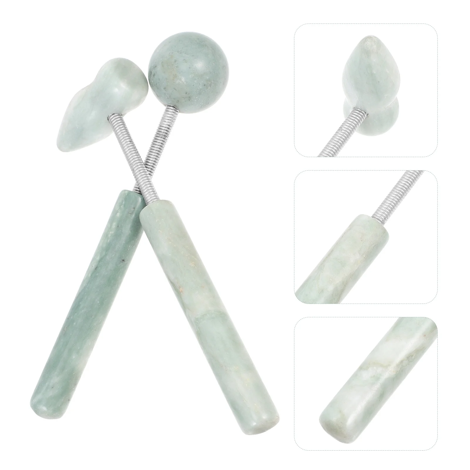 

2Pcs Massage Roller Hammer Exquisite Workmanship Portable Muscle Relaxing Tool Massager Health Promotion