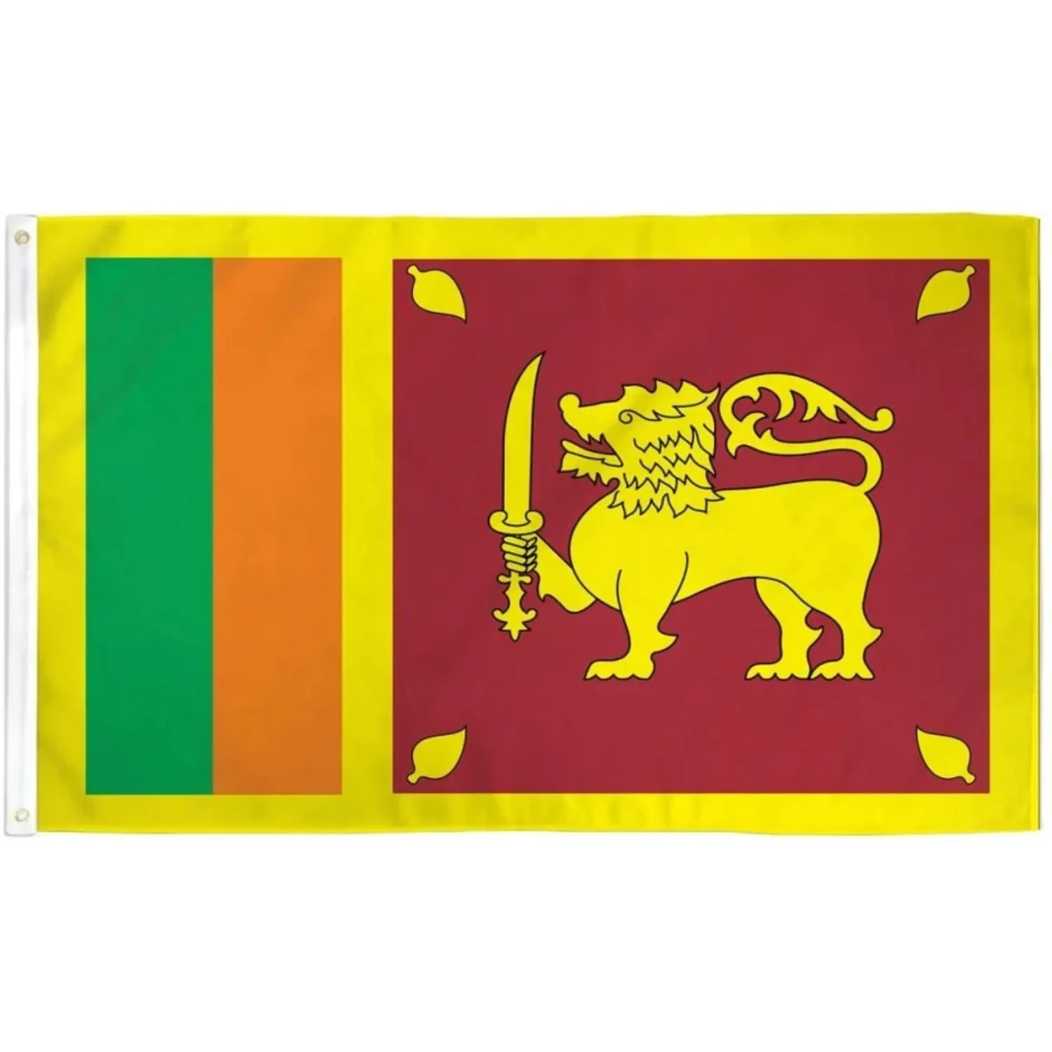 1pc Sri Lanka Flag, 60x90cm/ 90x150cm Flag Featuring The National Emblem - for All Weather for Both Outdoor And Indoor Decor