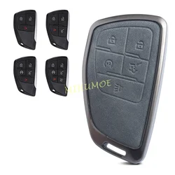 Metal Car Key Case Cover Shell For GMC Yukon Canyon Sierra Buick Envision Chevrolet Silverado 1500 Suburban Colorado Traverse