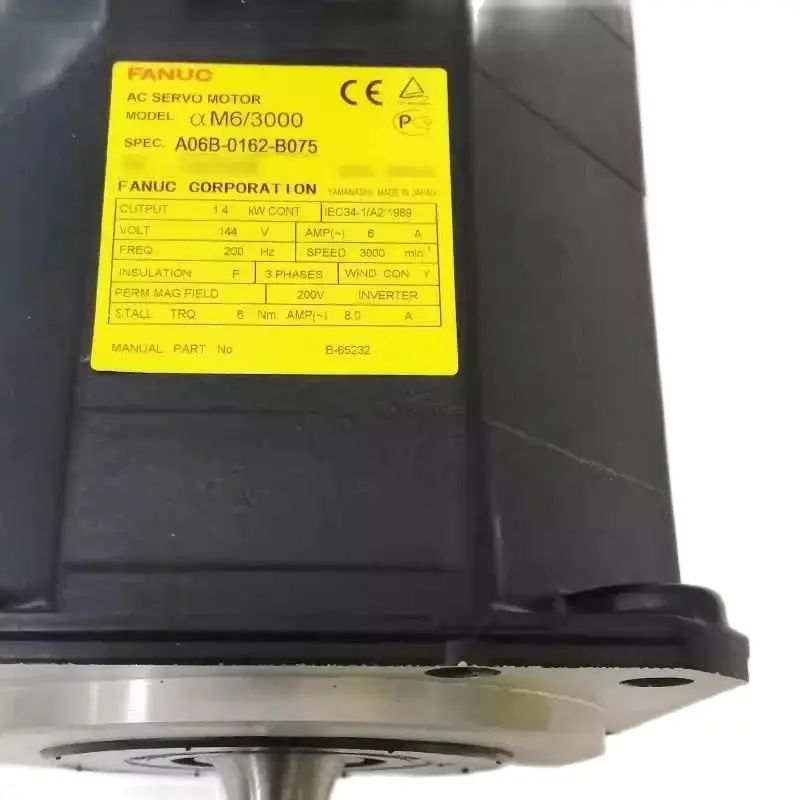 

Fanuc Servo Motor A06B-0162-B075 Fanuc CNC Control Tested Ok A06B 0162 B075