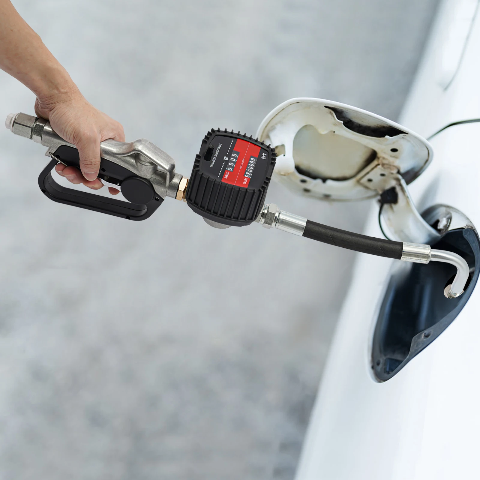 

Механический зубчатый масляный пистолет, сопло клапана регулирования масла, 1–30 л/мин ± 0,3% точность 1/2 дюйма NPT, использование входа для двигателя/шестерни/гидравлического масла