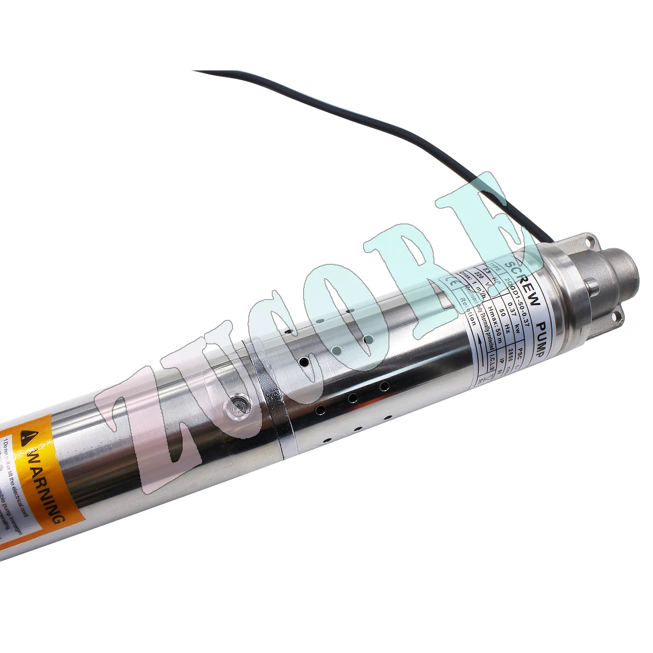 بئر غاطس بقطر 50 مم مع مضخة مياه غاطسة بجسم من الفولاذ المقاوم للصدأ 304 بئر عميق 1000 لتر/ساعة 2 بوصة