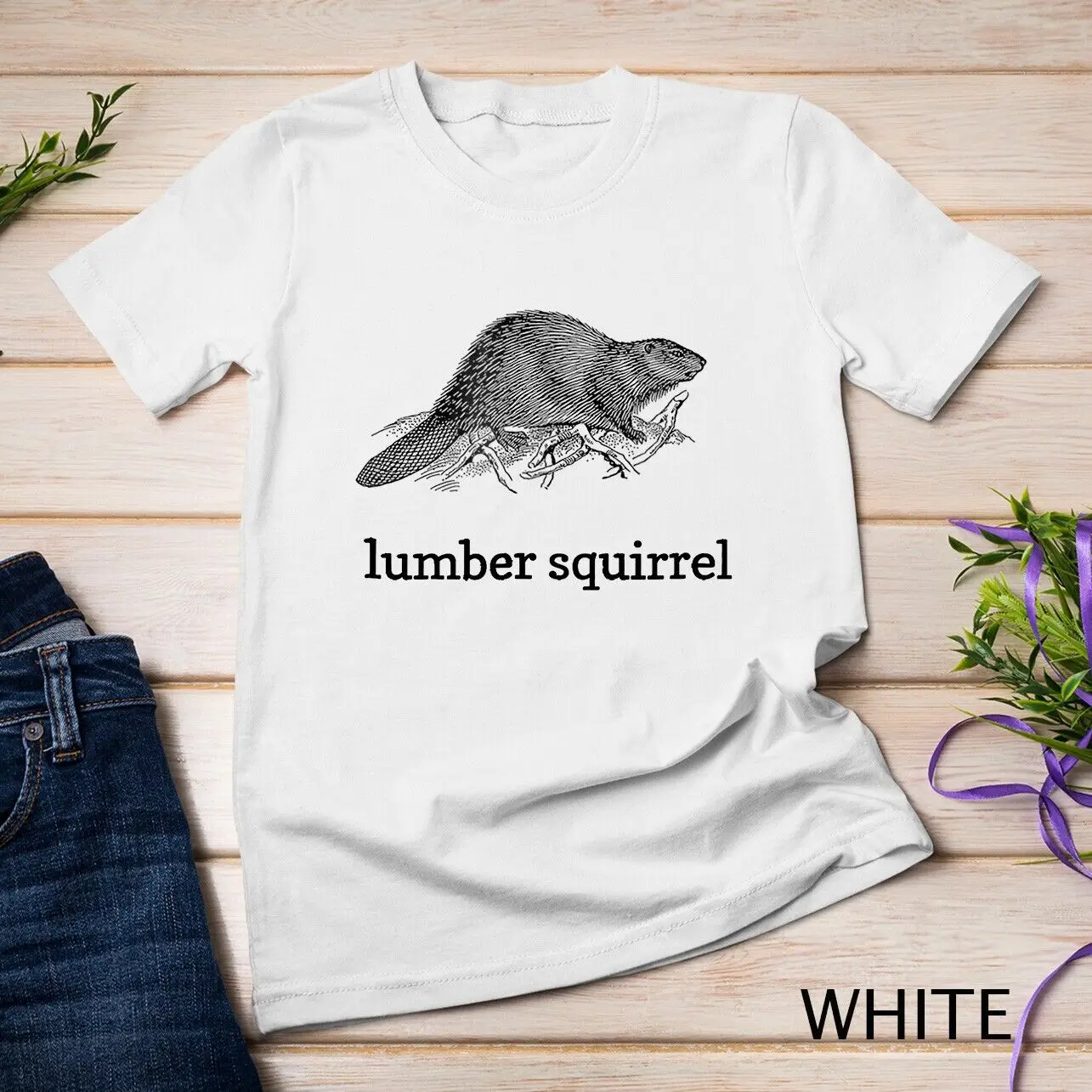 

Футболка Lumber Squirrel Fun Quirky Bad Zoology