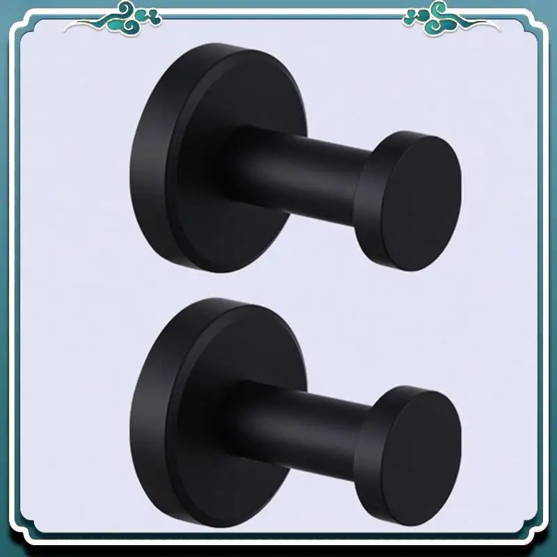 

Premium 2Pcs Hooks For Shower Bathroom Kitchen Glass Door Mirror Tile-Loofah,Towel,Coat,Bath Robe Hook Holder For Hanging